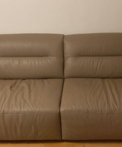 Brown Leather Sofa, 3 Seat