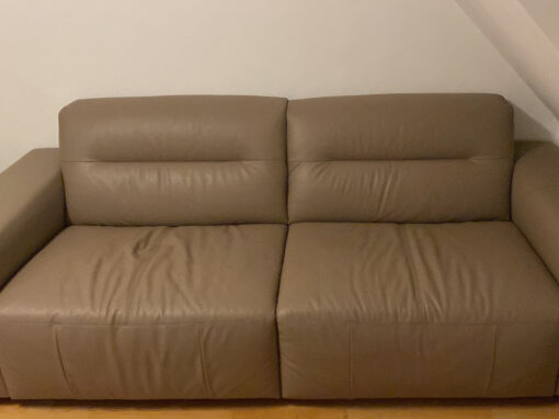 Brown Leather Sofa, 3 Seat