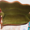 Antqiue Green Upholstered 2-Seat-Sofa