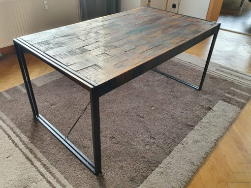 Designer Dining Table, Solid Wood, 160 x 90cm