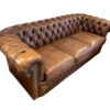 Brown Chesterfield Sofa, Leather, Feming & Howland