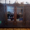 Antique Display Cabinet, Bookcase, Solid Wood