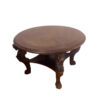 Round Table, Gothic Style, Solid Wood