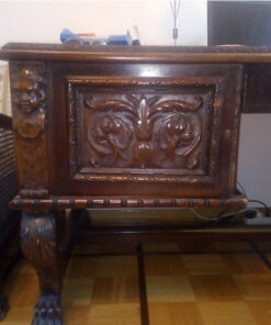 Antique Desk, 19th Century, Solid Wood