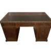Handmade Desk, Solid Wood, Leather Surface