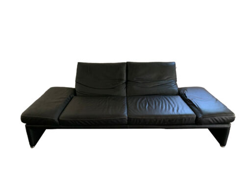 Koinor Raoul, Sofa, 2.5-Seat, Black Leather