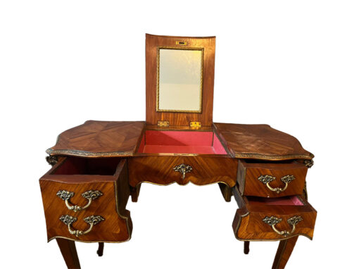 Baroque-Style Dressing Table, French Furniture, Solid Wood