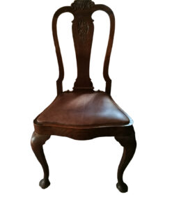 Dining Room Chair, Leather Upholstery