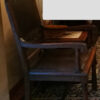 Dining Room Chair, Leather Upholstery, Armrests