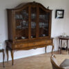 Antique Display Cabinet, 60s, Solid Wood