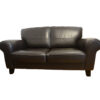 2-Seat Sofa, Armchair, IKEA, Ystad Series, Black Leather