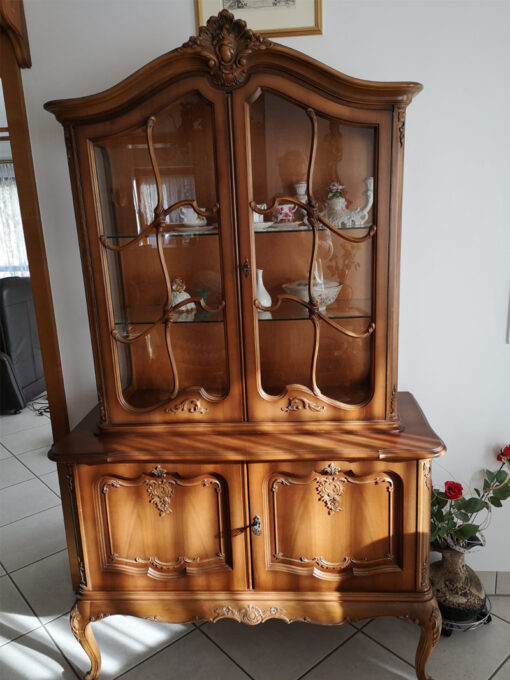 Chippendale Vitrine, Solid Wood