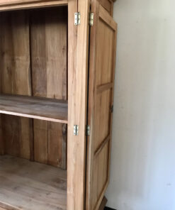 Antique Cabinet/Highboard With 180° Doors, Solid Wood