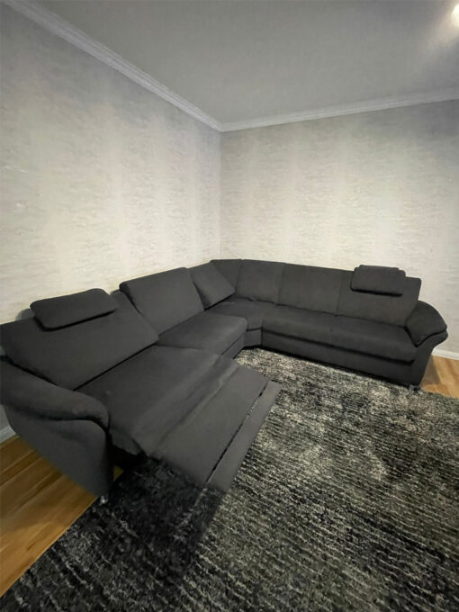 Dark Grey Corner Sofa, Family Sofa