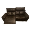 Dark Brown 2 Seat Sofa, Motorized Adjustment