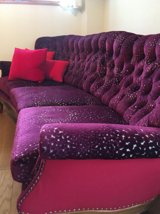 Pink Sofa, 3-Seat Sofa, Living Room