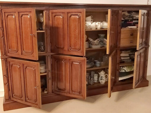 Oakwood Cabinet, Midcentury, 20th, Handmade
