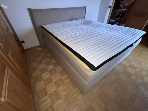 Double Bed, 180 x 200cm, Brown