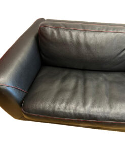 Segmüller Werkstätten, Sofa + Armchair, One-Off Production , Leather, Black