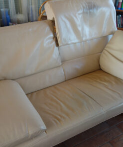 JORI, 2-Seat Sofa, 3-Seat Sofa, LINEA, Leather, Beige