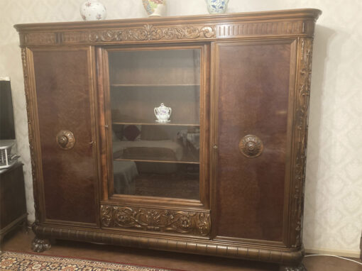 Antique Display Cabinet, Midcentury, 20th Century