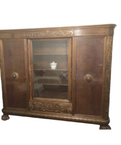 Antique Display Cabinet, Midcentury, 20th Century