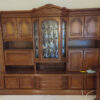 Wall Unit, Solid Wood, Brown