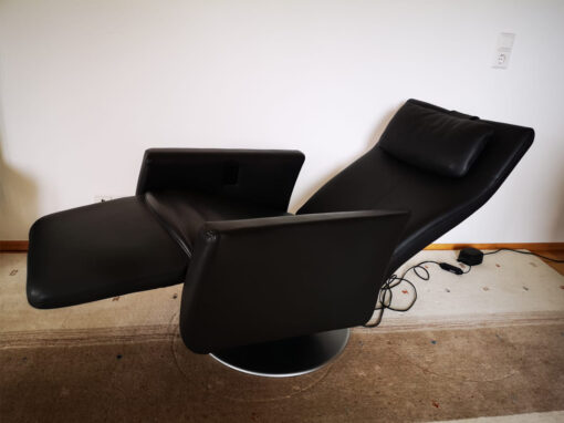 Loungechair, Armchair EATON, Walter Knoll, black