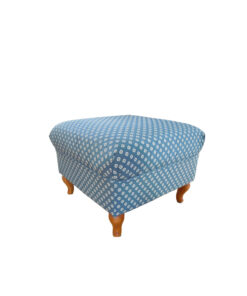 Armchair + Stool, checkered/dotted pattern, Fendi Cover