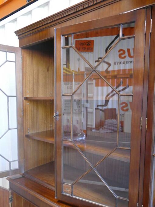 Flat Front Bookcase, Mahagoni