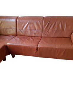 Red Buffalo Leather Sofa Suite