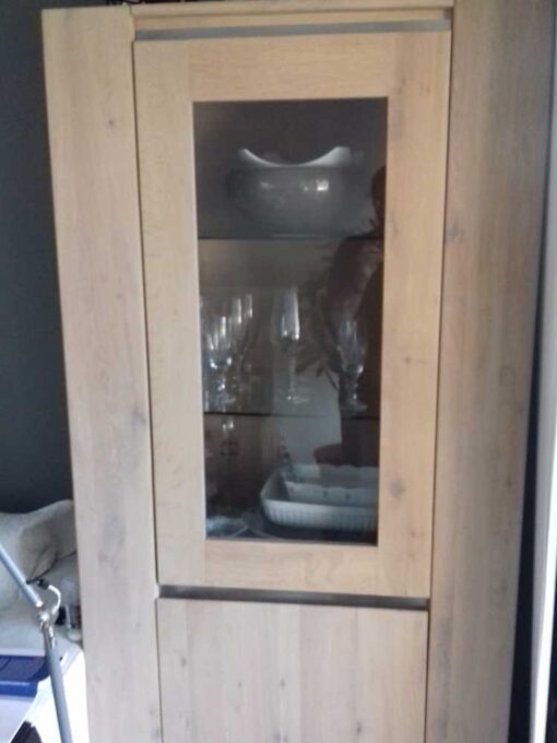Display Cabinet With 2 Glass Shelves, Made By Scan Design