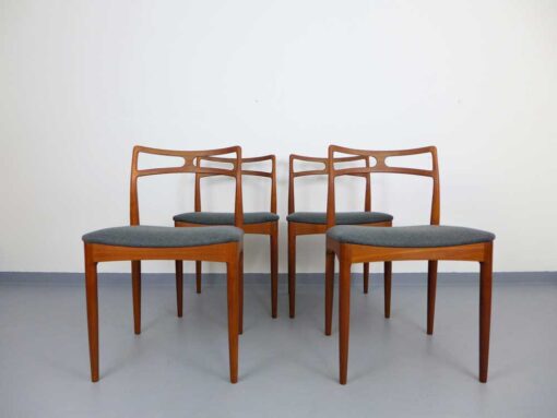 4 Chairs - J. Andersen für C. Linneberg - "Model 94"