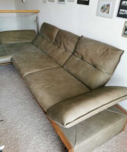 Green Corner Couch With Sleeper