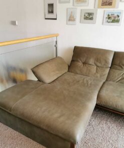 Green Corner Couch With Sleeper