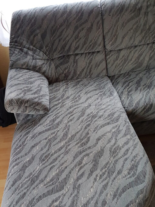 Grey Corner Couch From The Late 20th Century