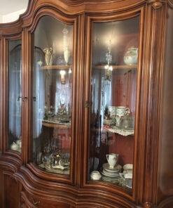 Antique Display Cabinet, Made of Solid Wood, Perfect Condition