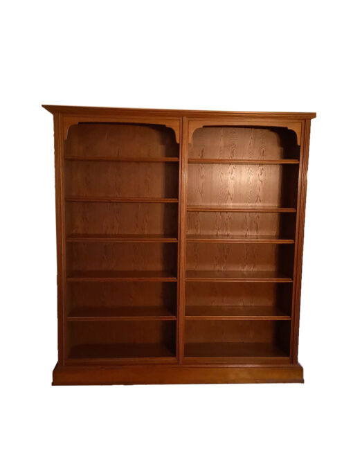 Vintage Bookcase, Made Of Solid Oakwood, Perfect Condition