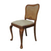 4 Upholstered Chairs, Made Of Solid Wood
