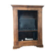 Entertainment Cabinet, Made of Dark Solid Wood
