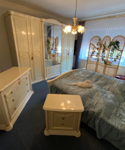 Complete Bedroom Furniture Set, White And Elegant