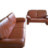 Brown Leather Sofa Suite