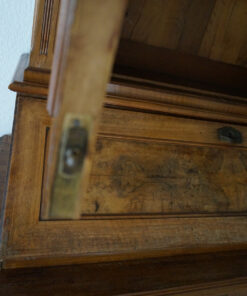 Handmade Antique Secretary, Made Of Solid Wood