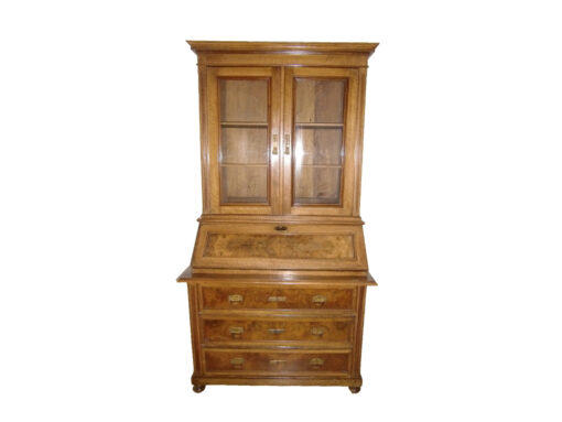 Handmade Antique Secretary, Made Of Solid Wood