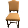12 Antique Upholstered Dining Room Chairs, Solid Wood