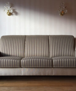 Striped 3-Seater-Sofa With 2 Matching Armchairs