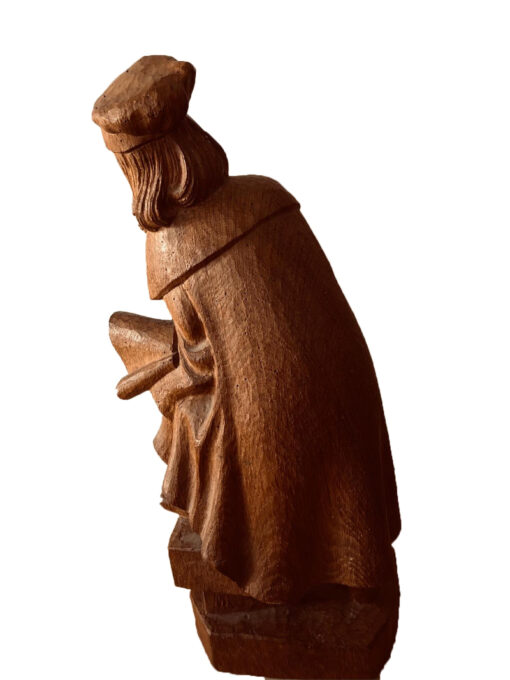 Builder / wooden figure from the 15th century