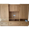Oak Wood Furniture Set, 7 Pieces, Solid Wood