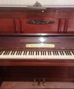 Brown Piano Wilhelm Emmer With Piano Stool