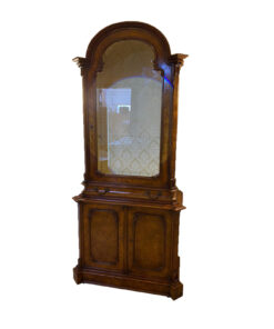 Antique Display Cabinet, Made Of Solid Wood
